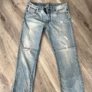 American Eagle Outfitters Men's Light Blue Slim Jeans